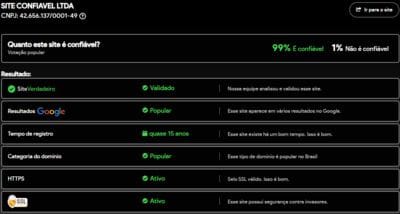 Site verificado e verdadeiro:3539com